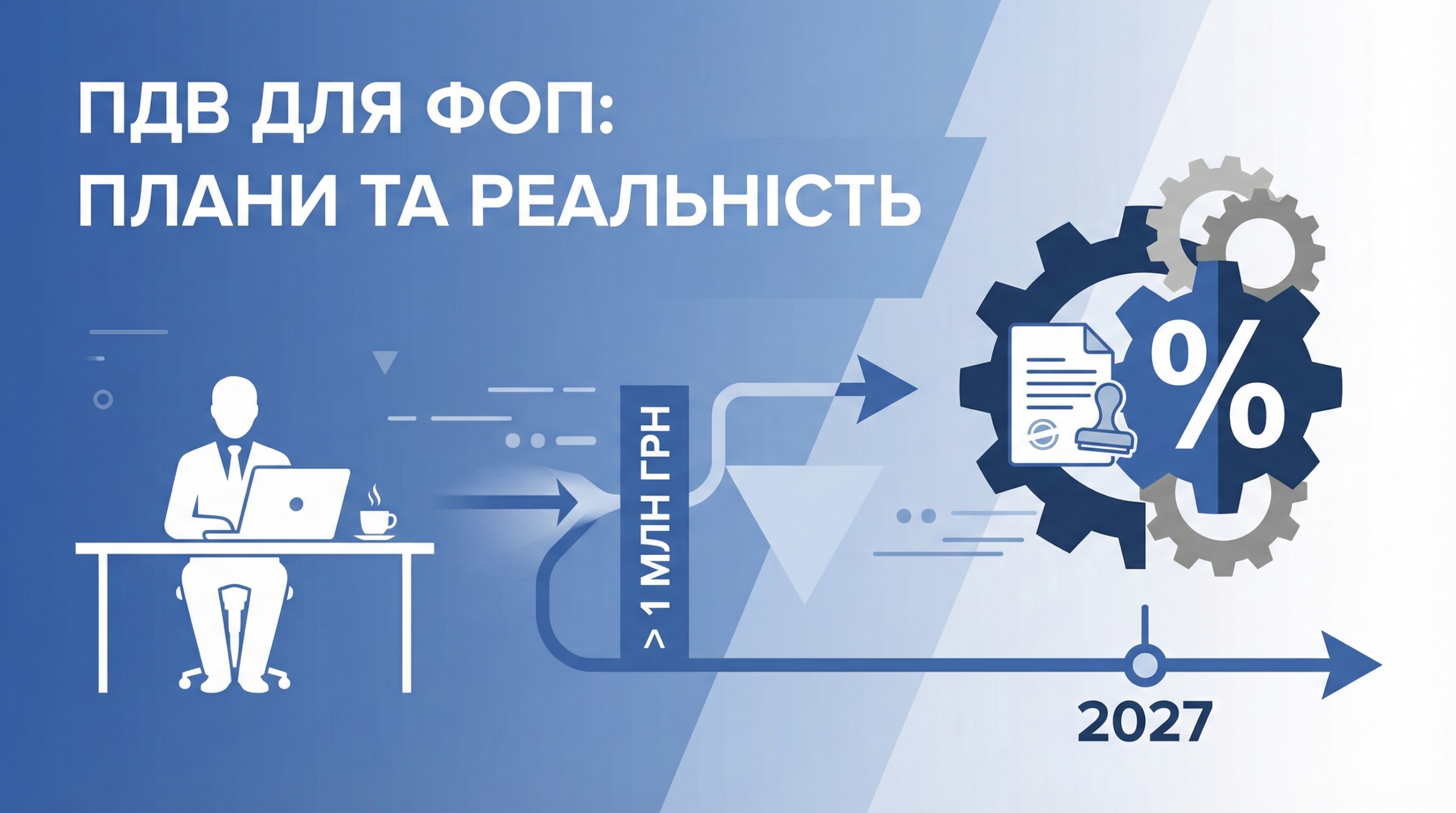ПДВ для ФОП 1–3 груп: новий законопроєкт, плани держави та реальний стан речей